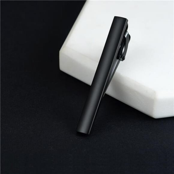 Mens Steel Tie Clip Bar Classic Metal Tie Pin for Business Suit Wedding Gift - Picture 3 of 8